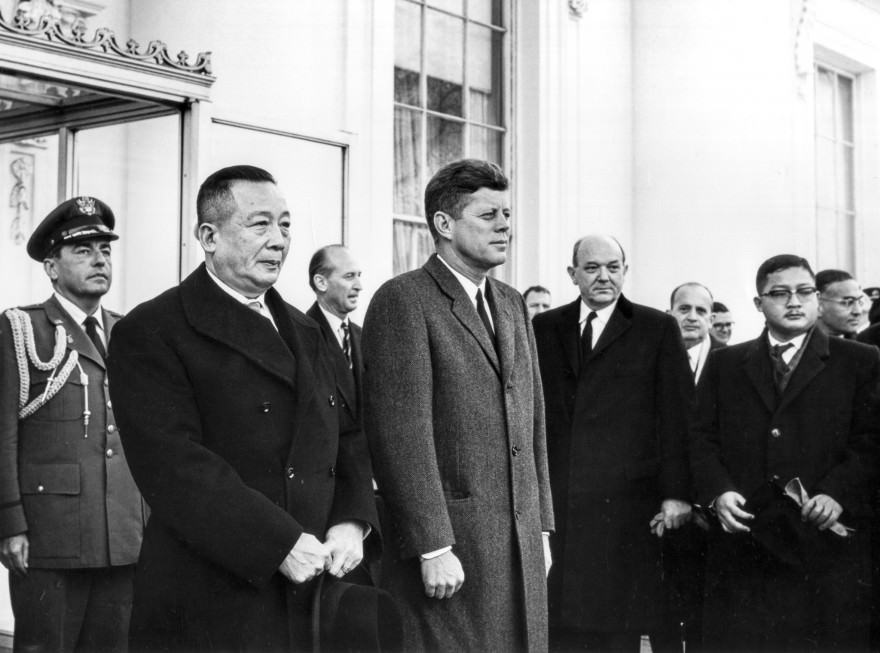 JFK Meets with the King of Laos