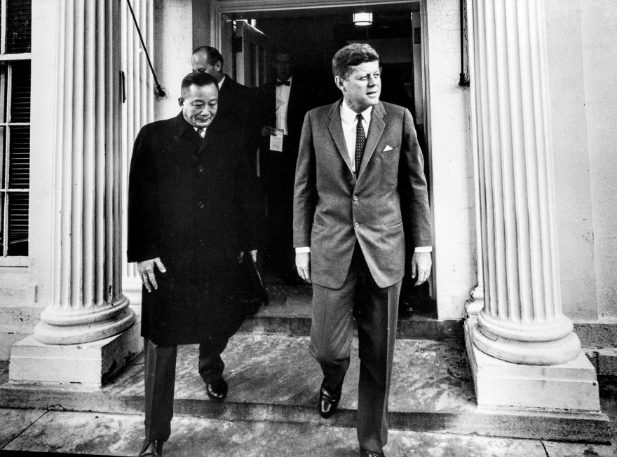 JFK Meets with the King of Laos