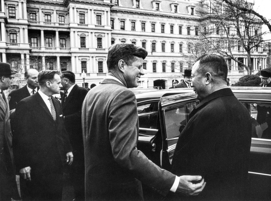 JFK Meets with the King of Laos