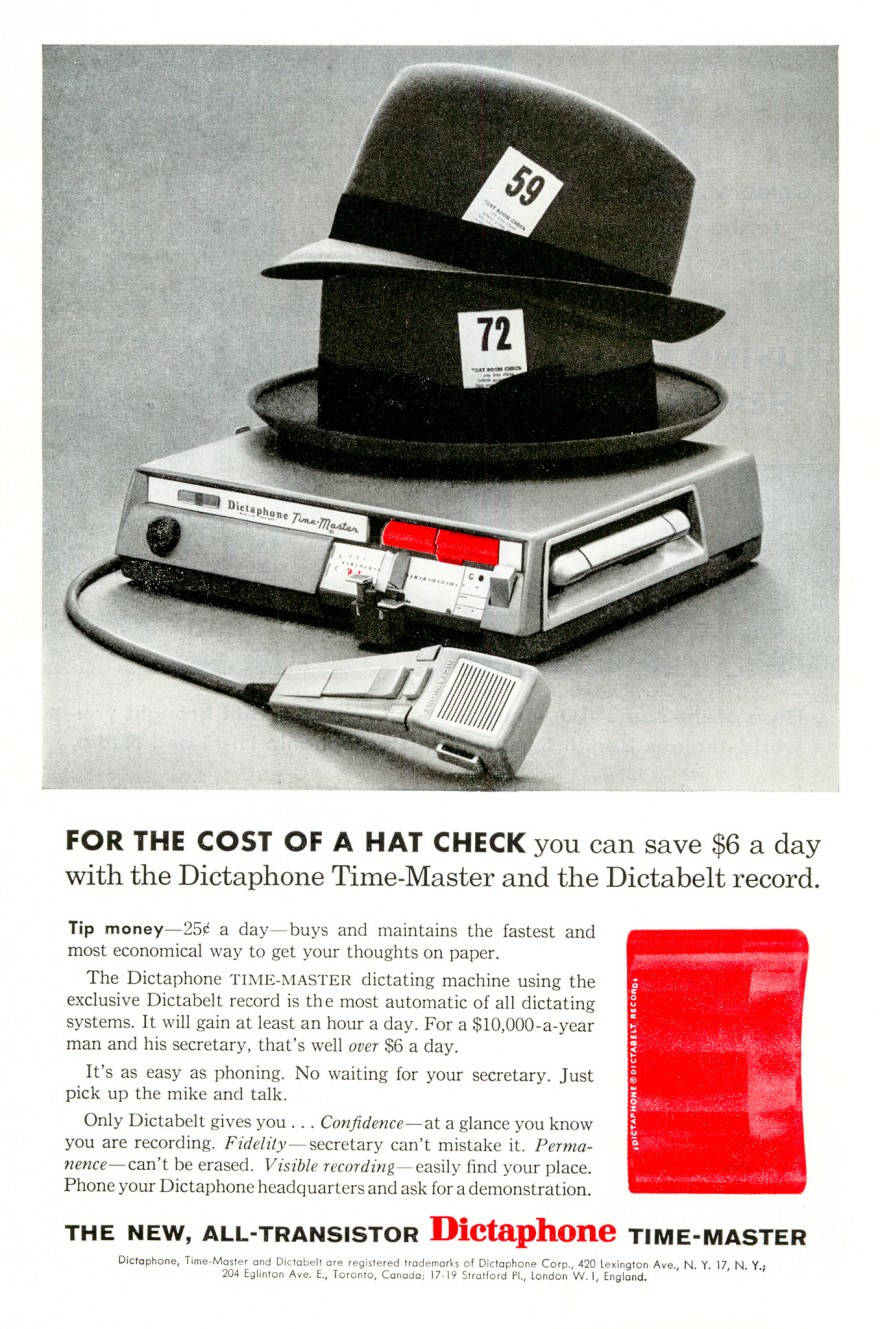 Dictaphone Print Ad